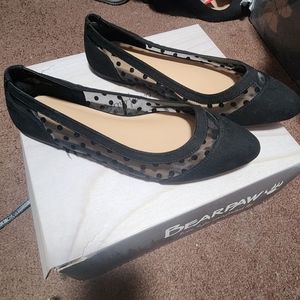 Cute NEW black flats TORRID